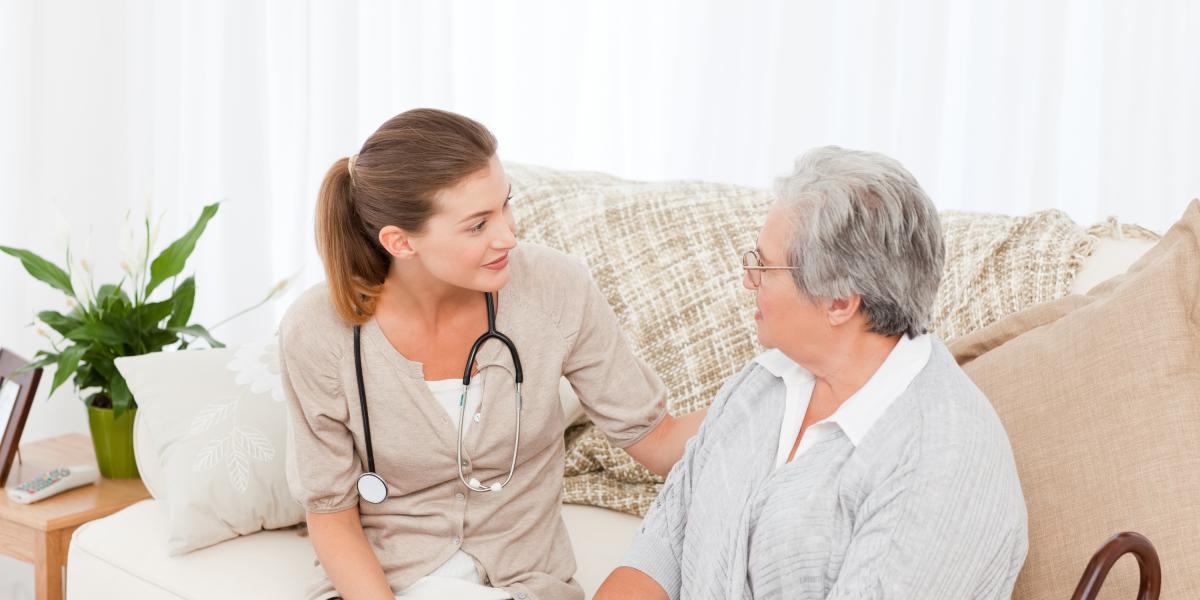 photodune 8287363 nurse talking with her patient l